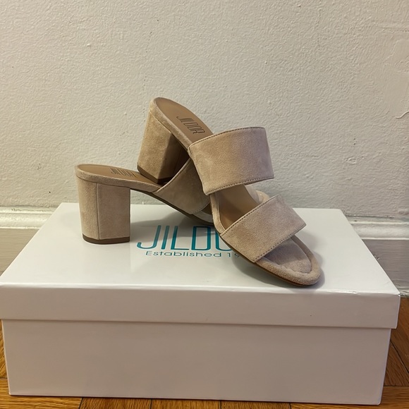 Suede Blush Sandal 6 - Picture 8 of 9